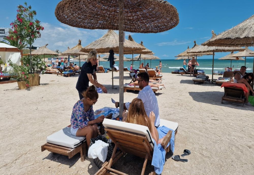 Activități preventive pe plaja din Mamaia