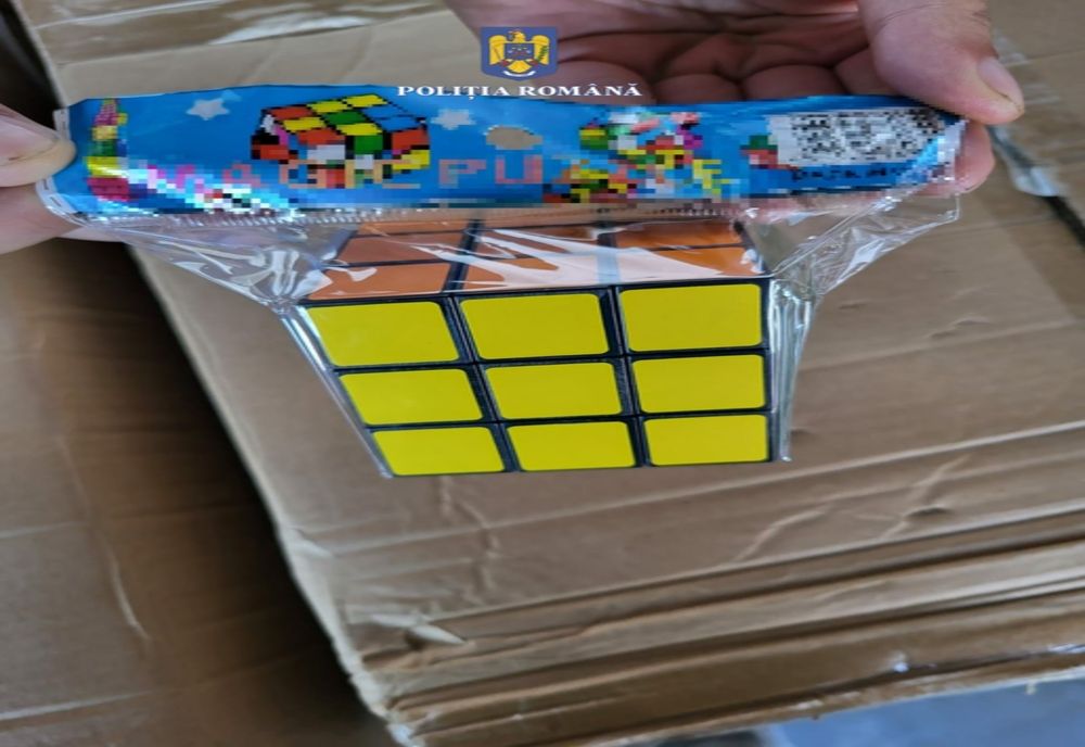 FOTO Jucării contrafacute în valoare de 650.000 de lei, confiscate în portul Constanta