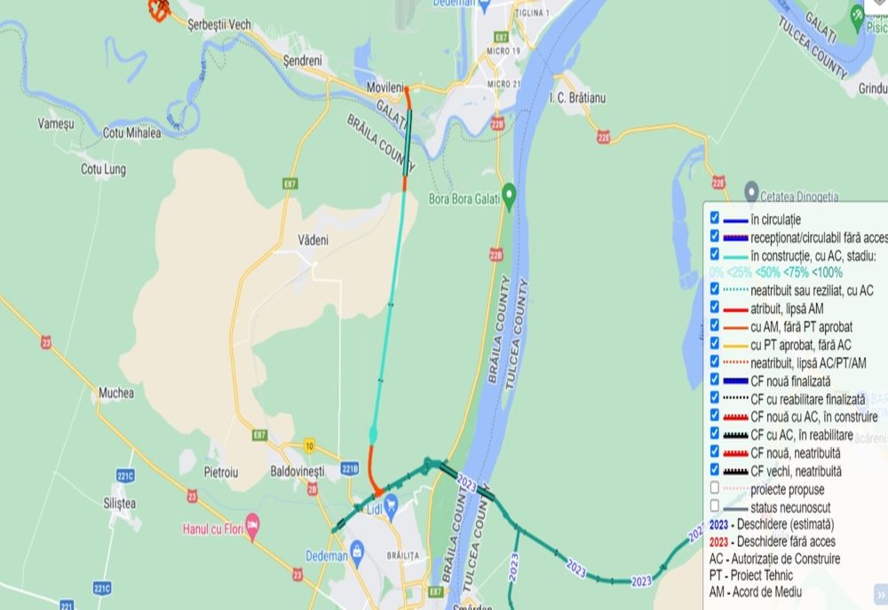 Asociația Pro Infrastructură îl contrazice pe Grindeanu: Drumul Expres Galaţi-Brăila nu poate fi gata în 2023
