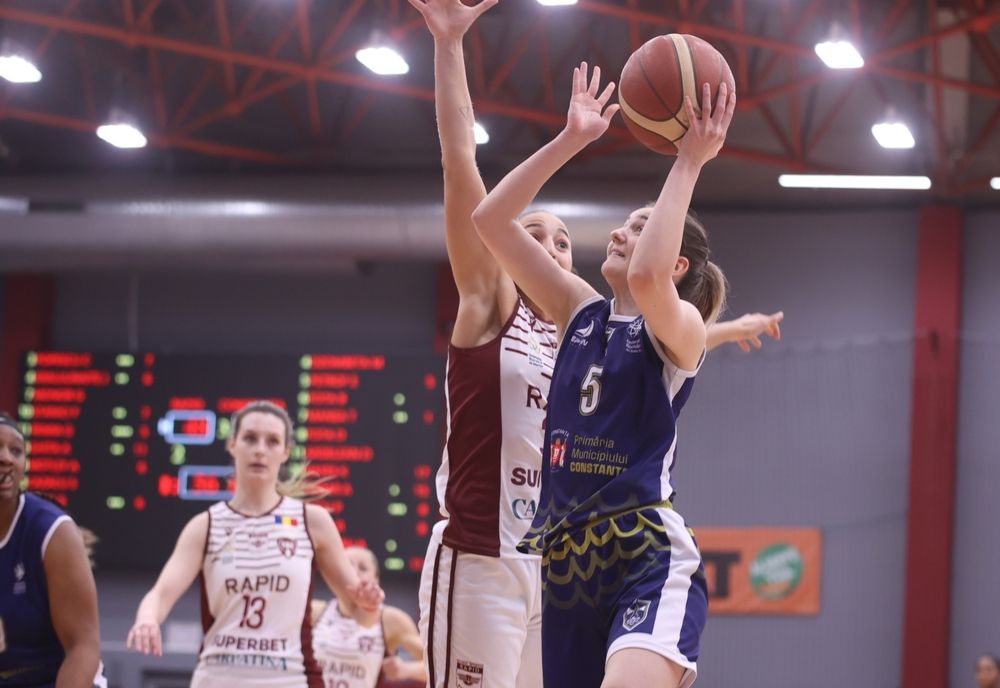 CSM Constanța încheie sezonul regulat al Ligii Naționale de Baschet Feminin pe locul 2