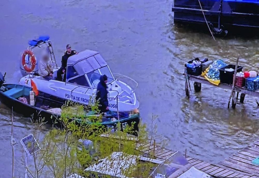 VIDEO Ucraineni prinși la braconat aproape de malul românesc al brațului Chilia