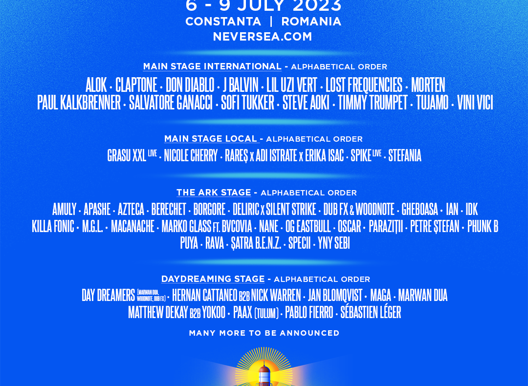 J BALVIN, revine la NEVERSEA. În line-up LOST FREQUENCIES, STEVE AOKI, TUJAMO, PAUL KALKBRENNER, CLAPTONE ȘI MULȚI ALȚII