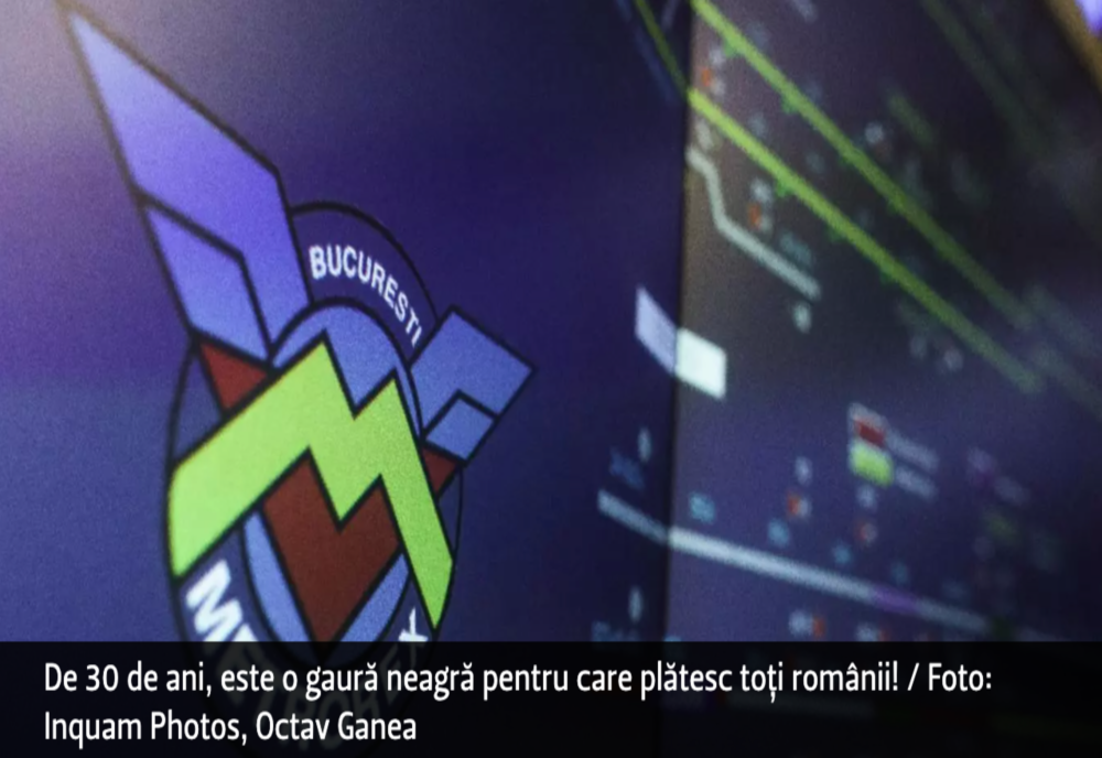 GUVERNUL A MAJORAT CU 165 DE MILIOANE DE LEI CONTRIBUŢIA STATULUI LA CAPITALUL SOCIAL AL METROREX