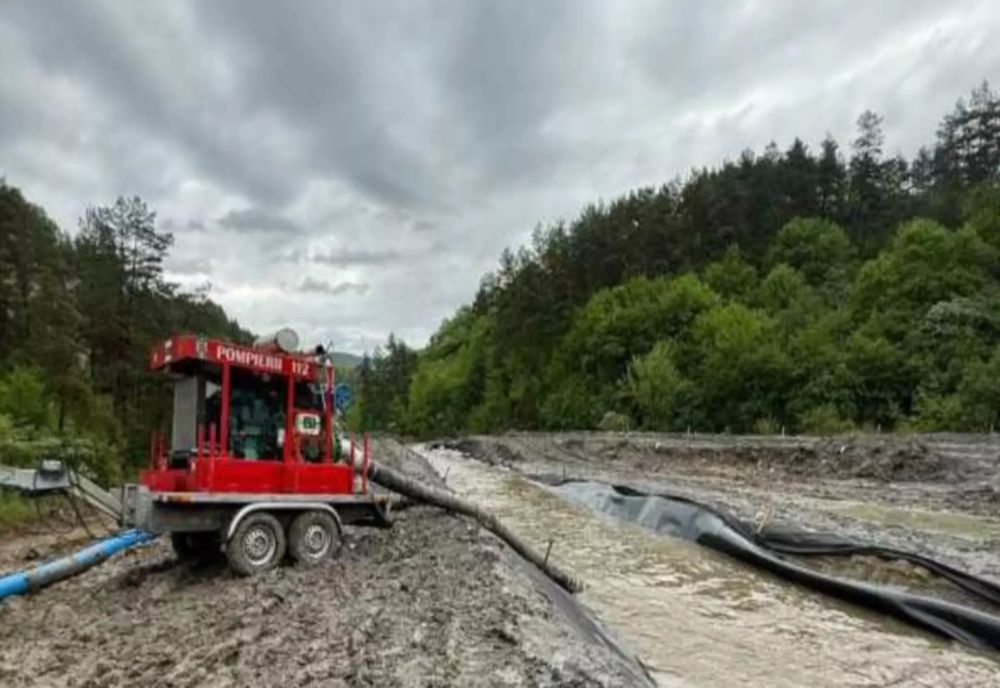 STARE DE ALERTĂ LA SALINA PRAID DIN CAUZA INFILTRAȚIILOR PROVOCATE DE PLOILE TORENȚIALE 