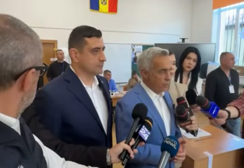 CĂLIN GEORGESCU, ALĂTURI DE GEORGE SIMION LA SECȚIA DE VOTARE -  MESAJ CRUCIAL PENTRU ROMÂNI: ”SĂ FIM MULȚI LA VOT ȘI VOM FI PUTERNICI”