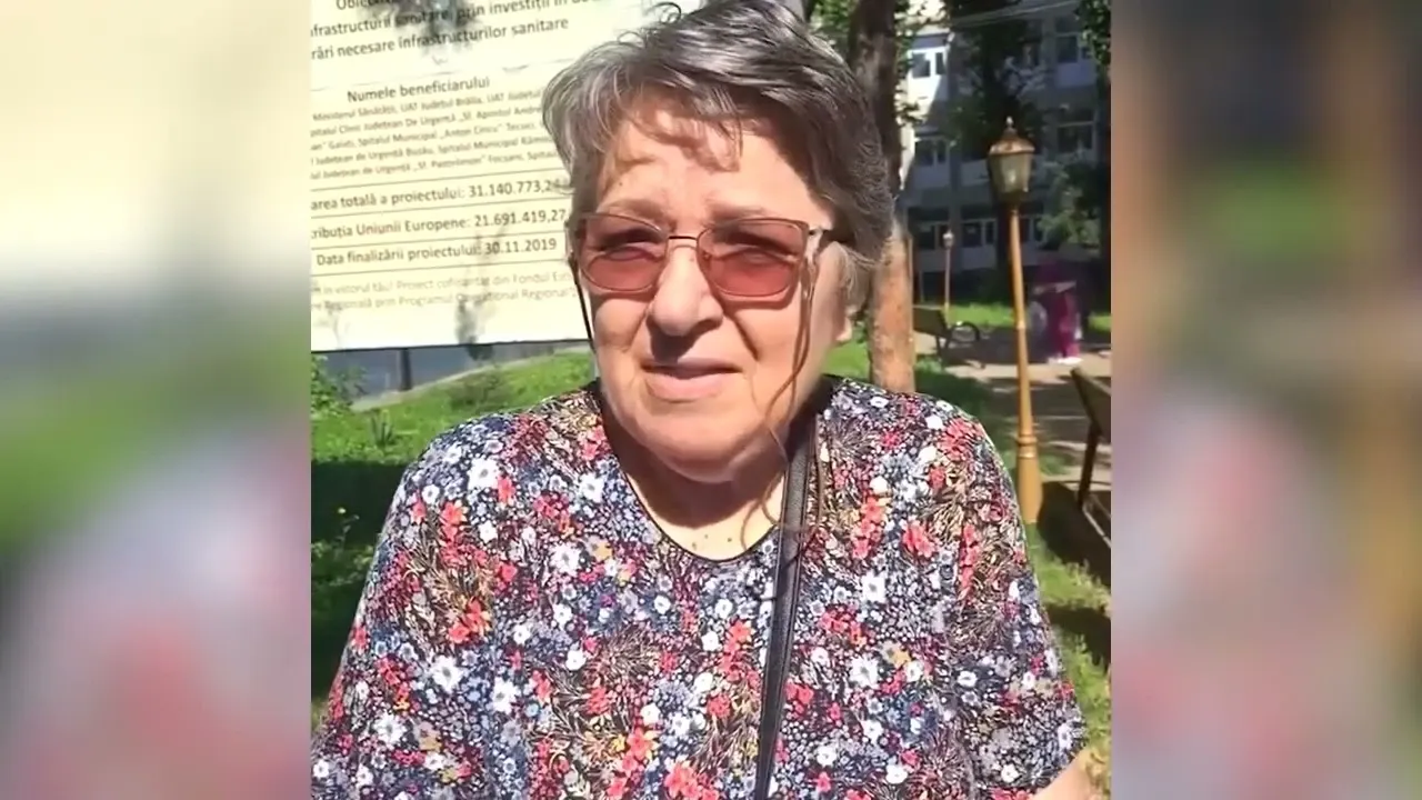 Moment emoționant la protestul din Sănătate. O pensionară a venit cu lacrimi în ochi să susțină cadrele medicale