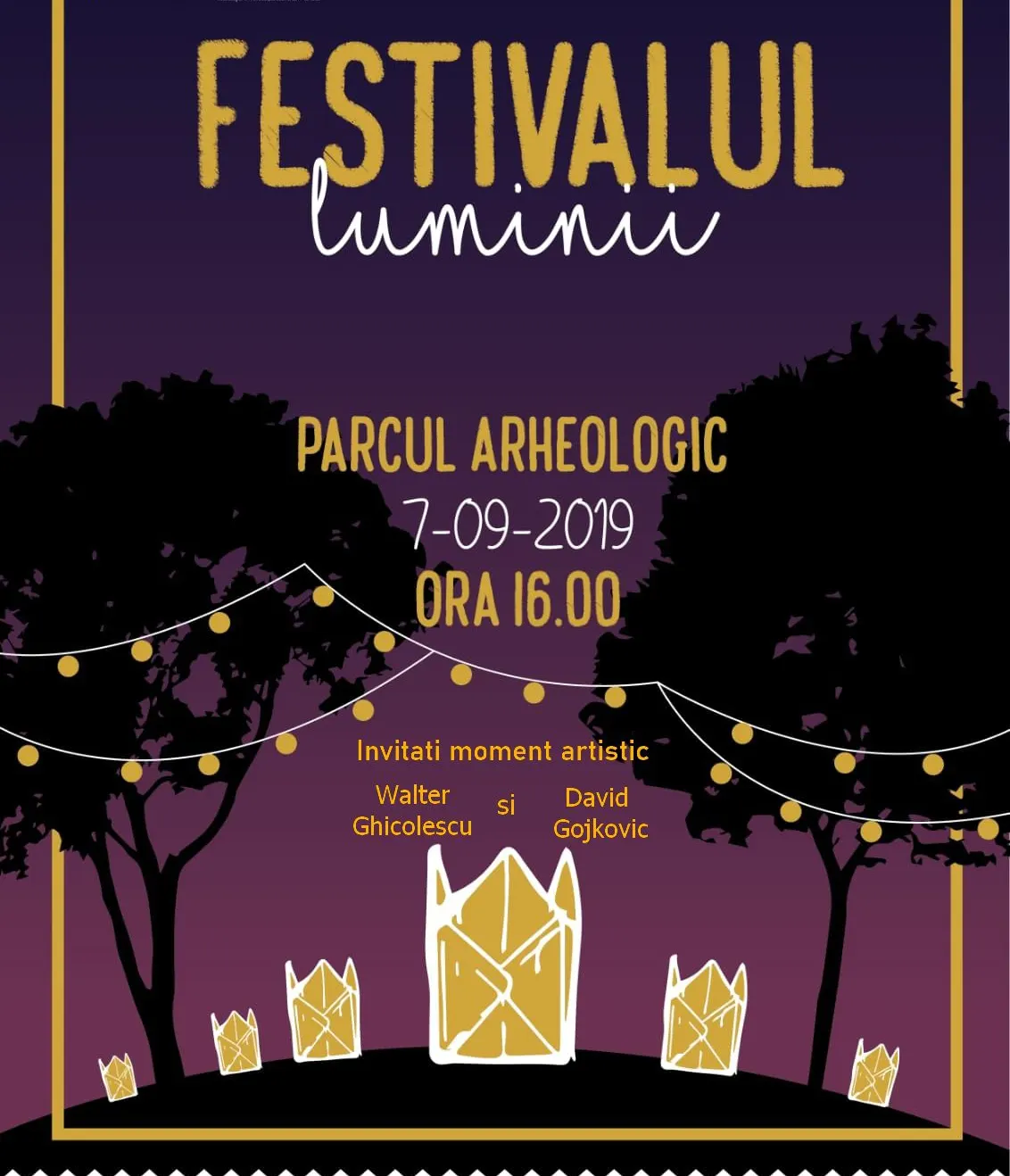 afis Festivalul Luminii