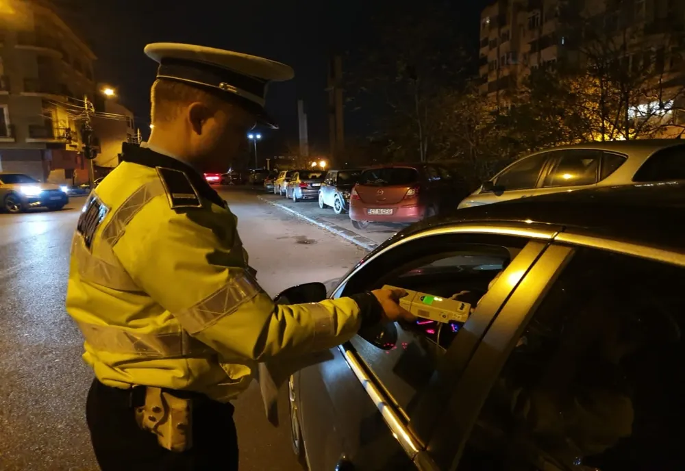 Razie pe sosele: șoferi drogați și beți, lăsați fără permise