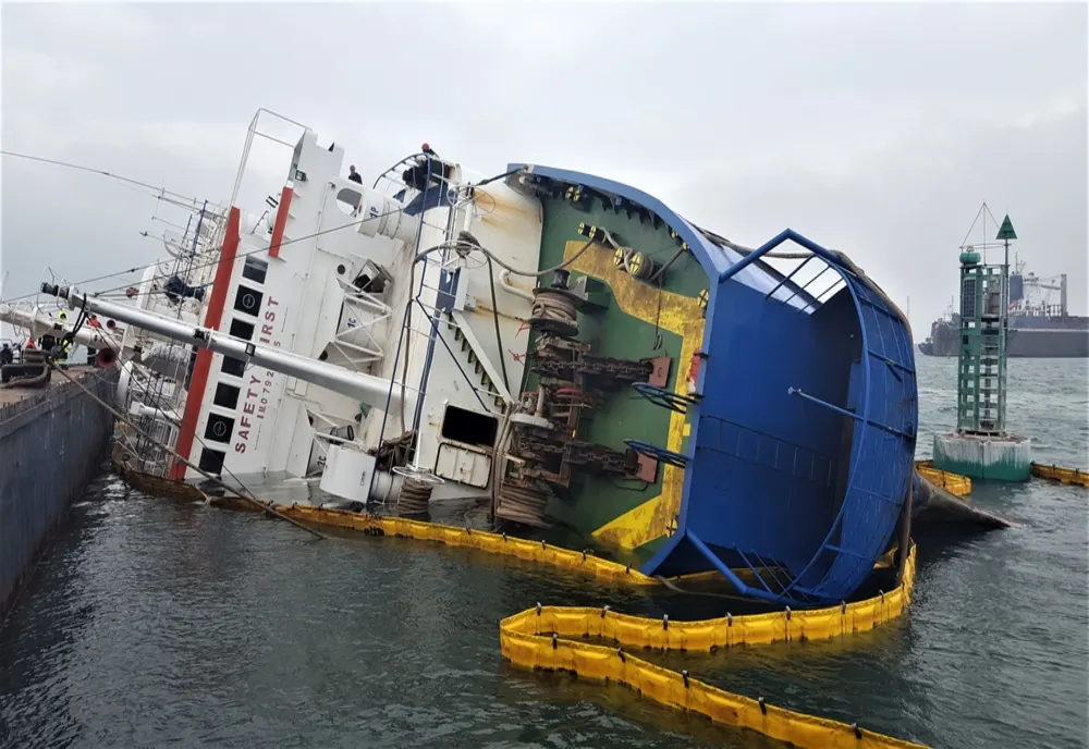  VIDEO| CNAPM: Cadavrele oilor din dreptul navei Queen Hind, recuperate