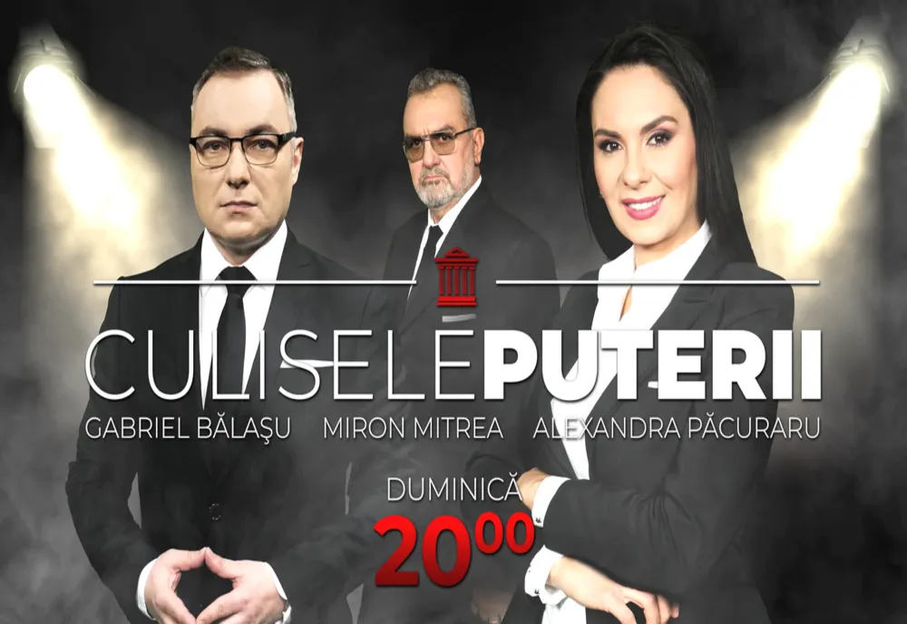 CULISELE PUTERII, o nouă emisiune la Realitatea PLUS. Care sunt jocurile, tensiunile și aranjamentele din spatele scenei politice