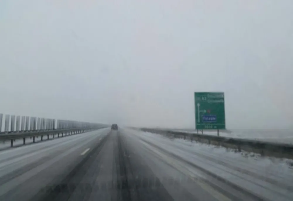 Circulație blocată pe Autostrada A2 București - Constanța