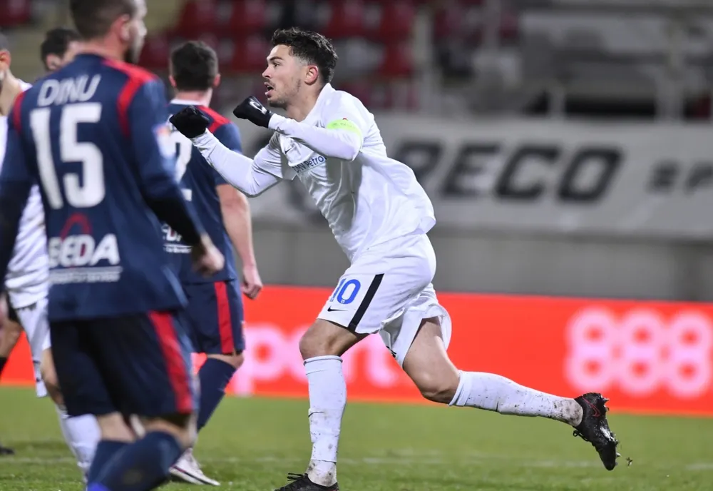 Chindia Târgovişte - FC Viitorul 1-1. Debut cu stângul pentru Mircea Rednic