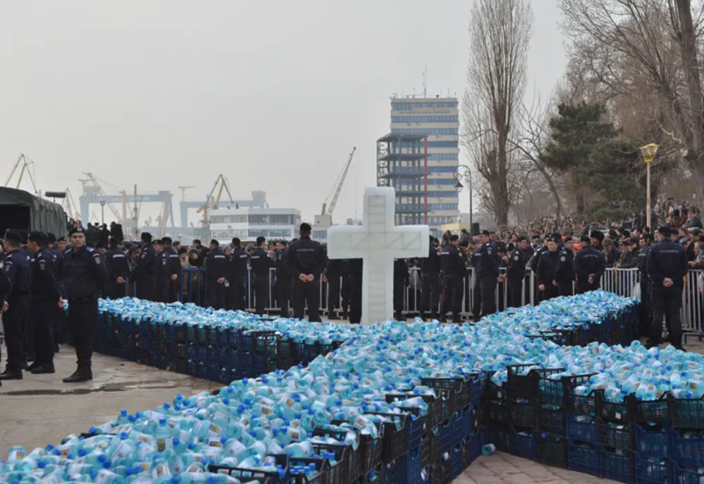 Mobilizare a forţelor de ordine, pentru slujba de Bobotează, la Constanța