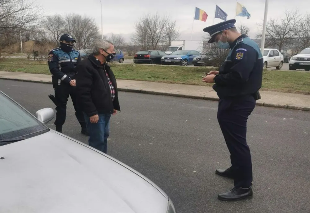 Razie a polițiștilor de la transporturi