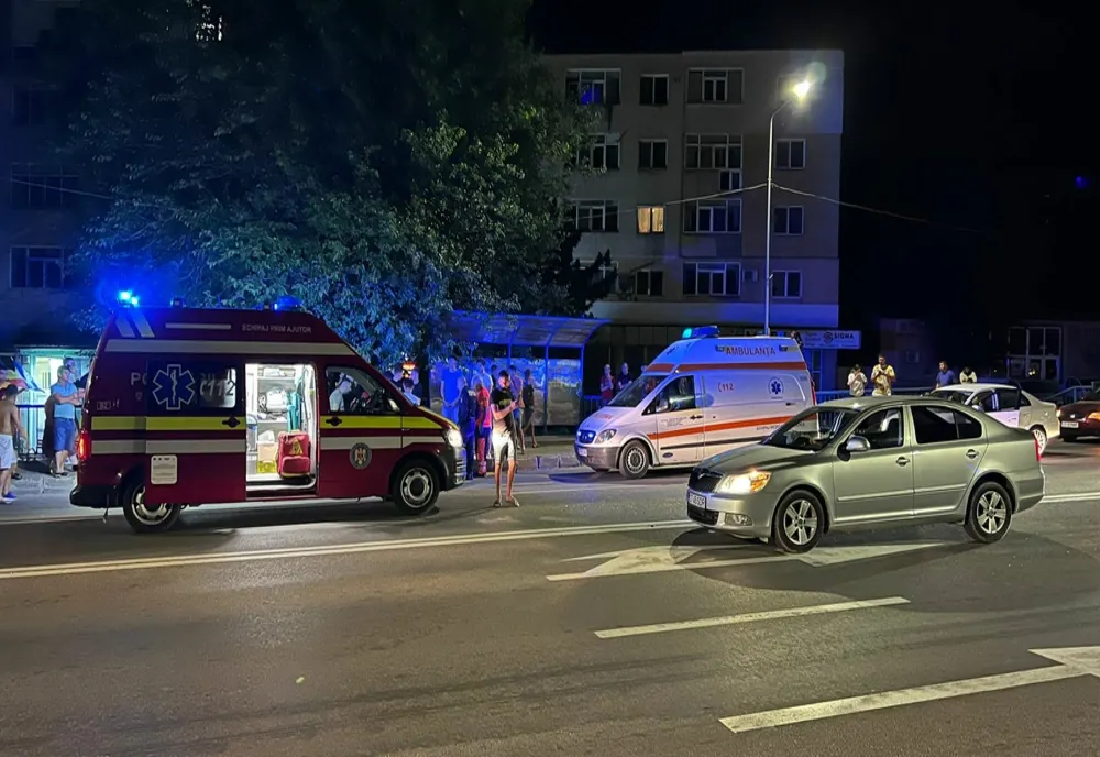 VIDEO Accident pe podul rutier din Medgidia. Doi răniți
