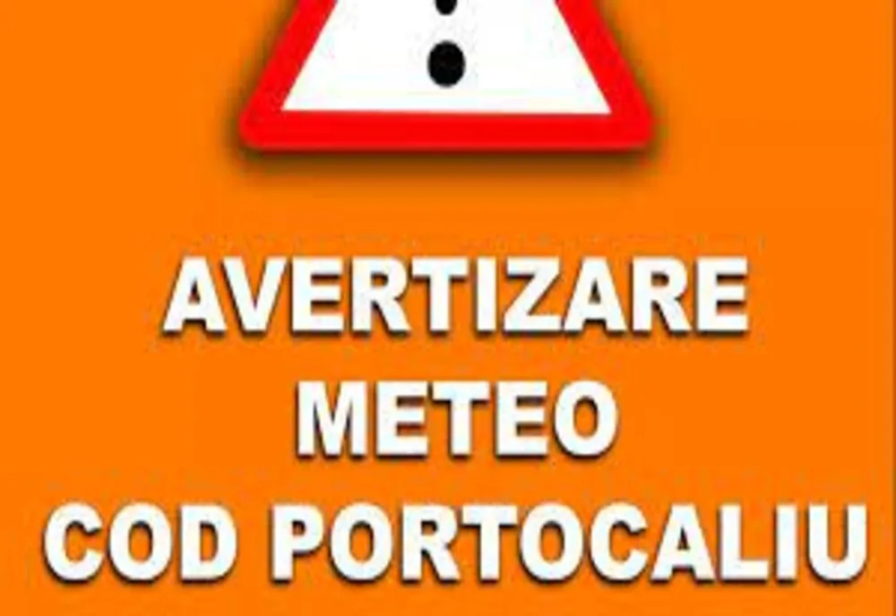 Cod Portocaliu de ploi torențiale în mai multe localități din județul Constanța