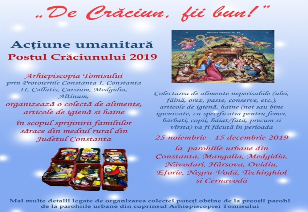 Campanie umanitară „De Crăciun, fii bun!”