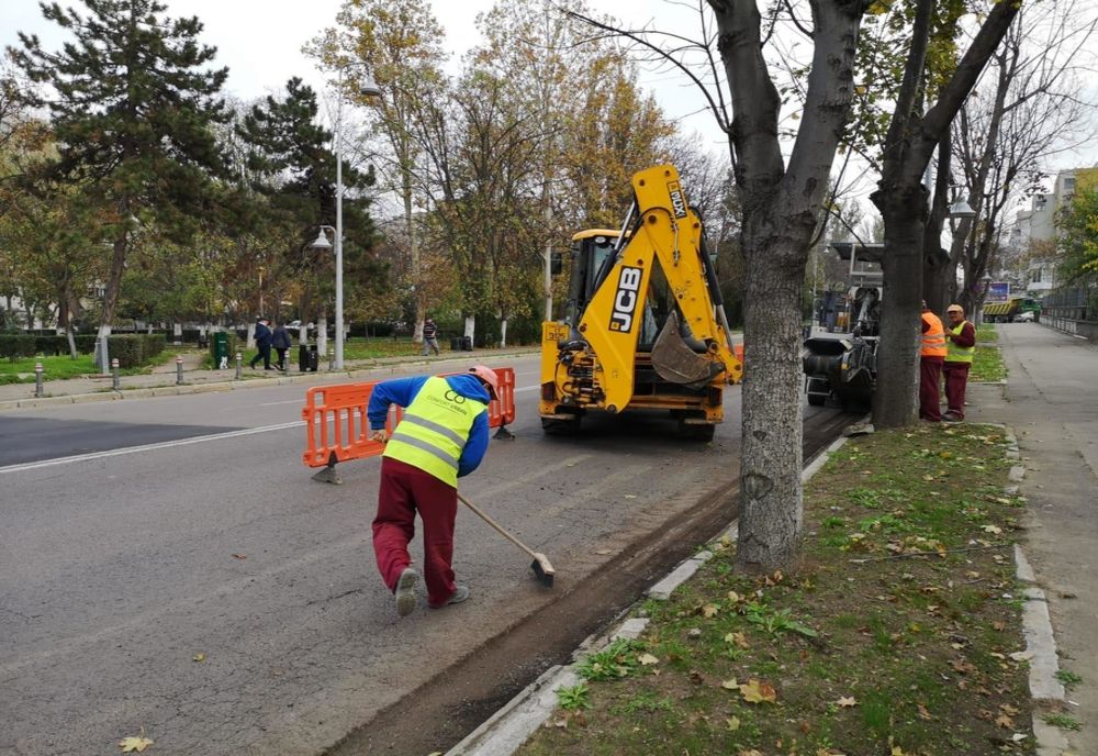 Continuă lucrările de modernizare a bulevardului Tomis din Constanța