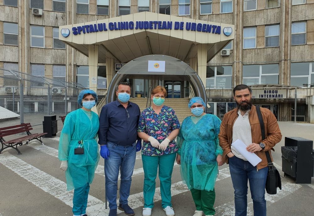 TUNEL DE DEZINFECTARE donat secției de cardiologie din Spitalul Județean Constanța