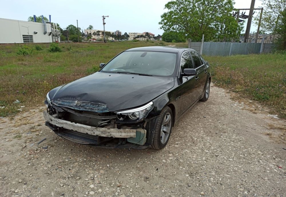 FOTO| Bolid lovit de tren la Mangalia
