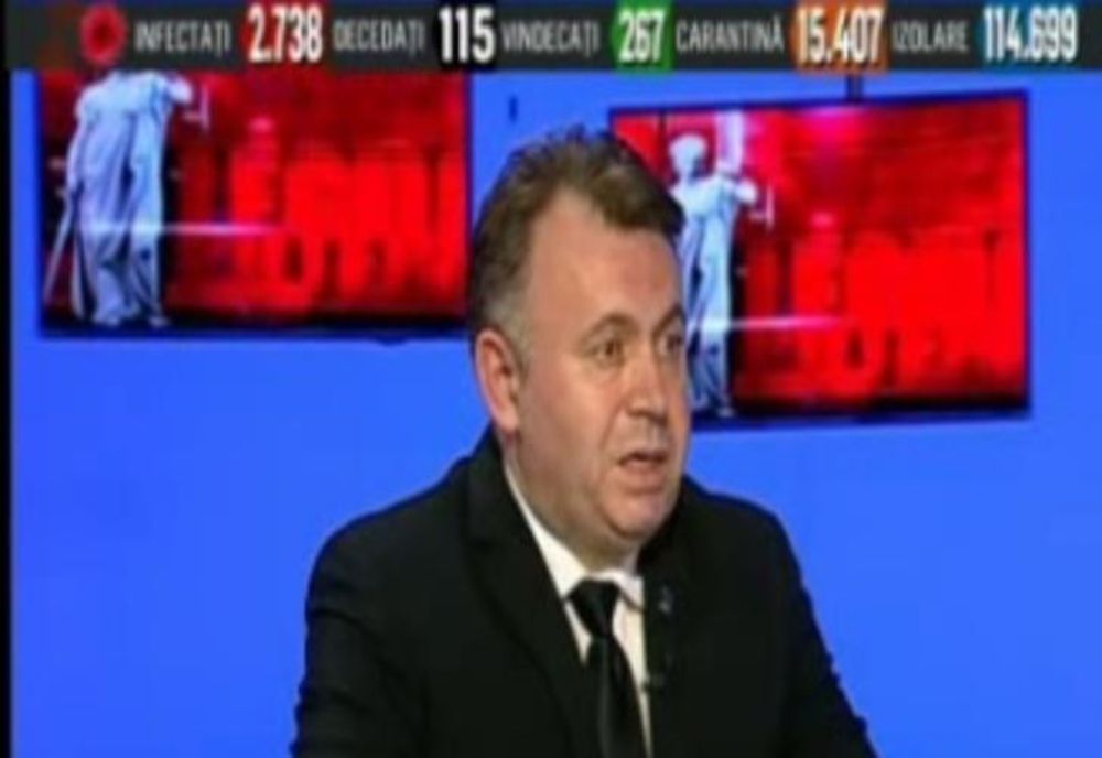 Ministrul Sănătății, la Realitatea Plus: Este o creștere progresivă de infectări, nu una exponențială. Ne-o asumăm