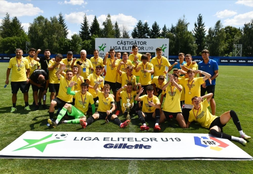 FC Viitorul a câștigat Liga Elitelor U19