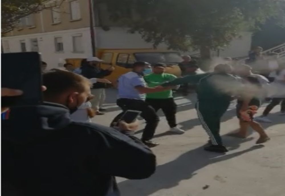 VIDEO Scandal la protestul „anti-mască“ la Mangalia