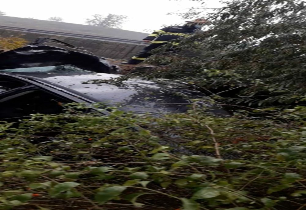 Accident grav pe Autostrada A2. O victimă transportată la spital