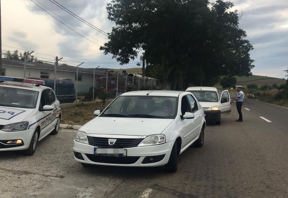 Razie a polițiștilor pe DN22D.  Șofer prins cu 138 km/oră în localitatea Mircea Vodă
