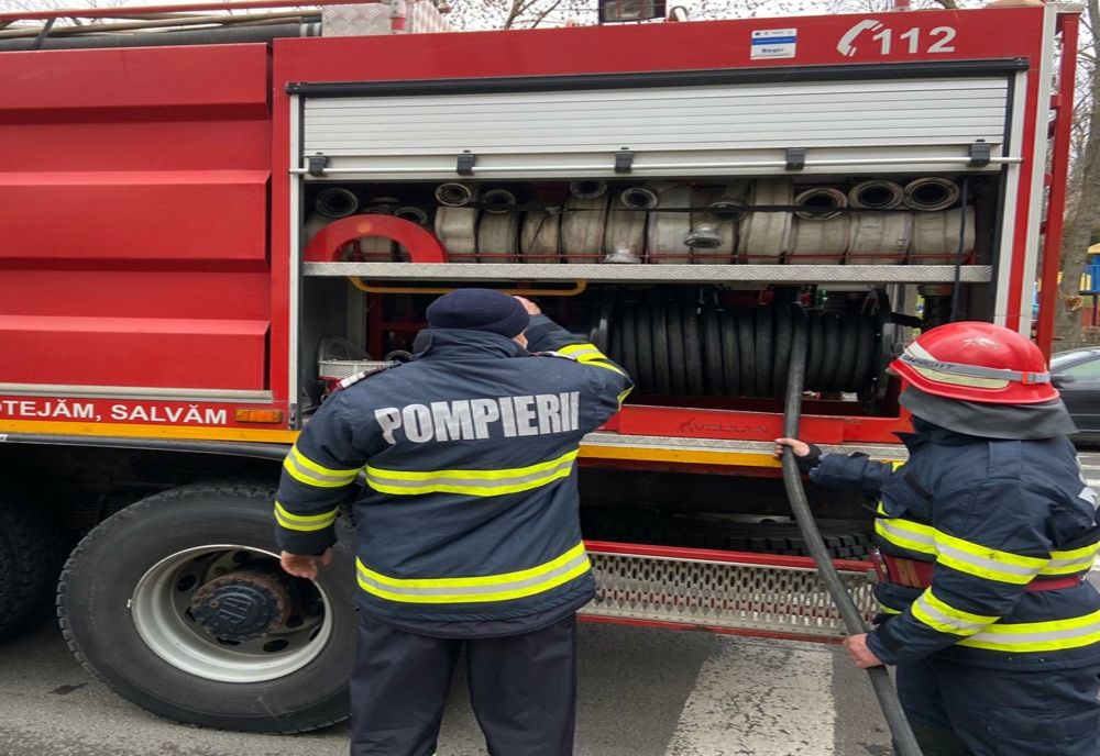 Incendiu violent la o gospodărie din Medgidia