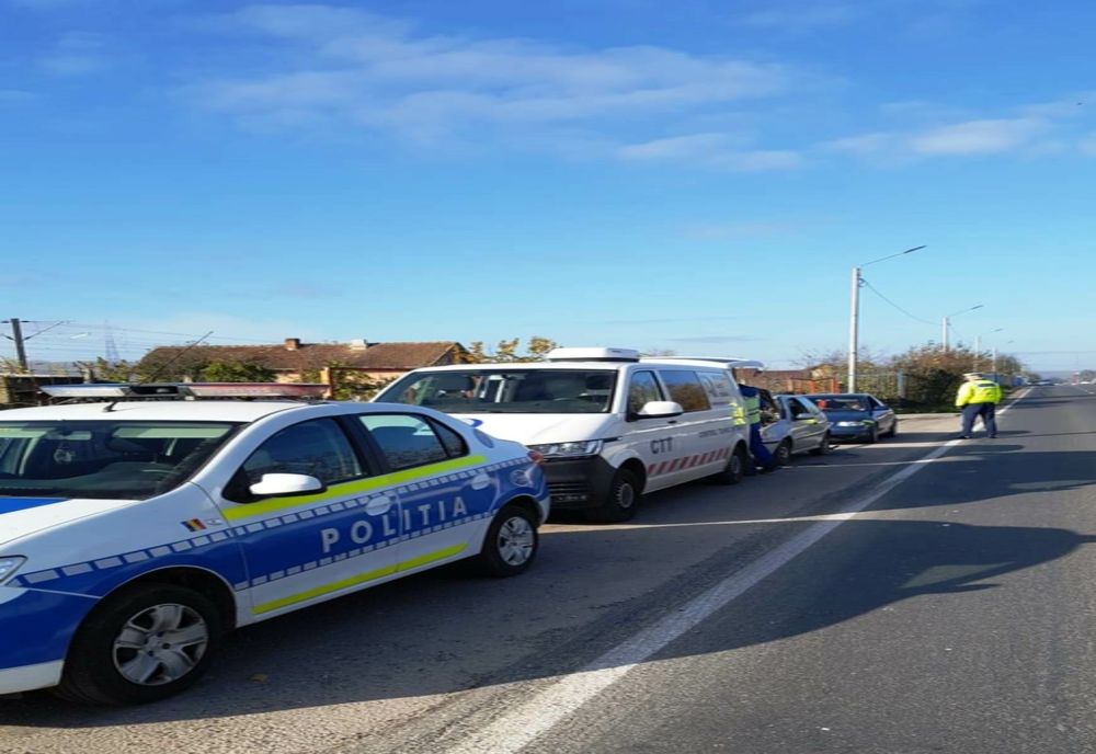 Control în trafic. Sute de amenzi și zeci de certificate de înmatriculare retrase de polițiști