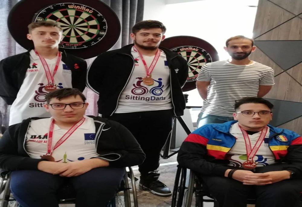 Universitatea Ovidius medaliată cu bronz la turneul internațional de darts pentru persoane cu nevoi speciale