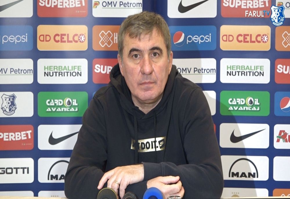 VIDEO „Obiectivul nostru este să câștigăm cele 3 puncte”.  Hagi, înaintea meciului cu FC U Craiova