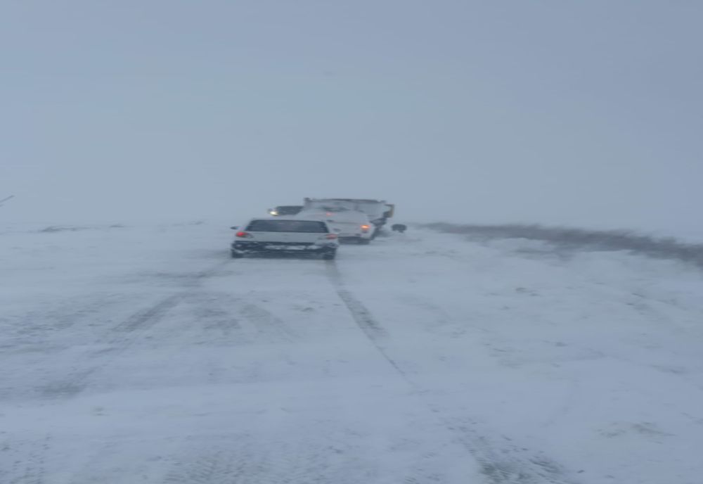 VIDEO Circulația rutieră închisă pe DN3 între localitățile Ostrov și Cobadin