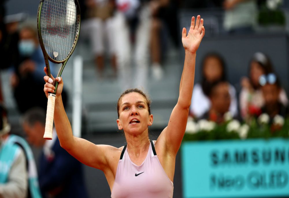 Simona Halep a spulberat-o pe Bardosa și s-a calificat în optimi la Madrid