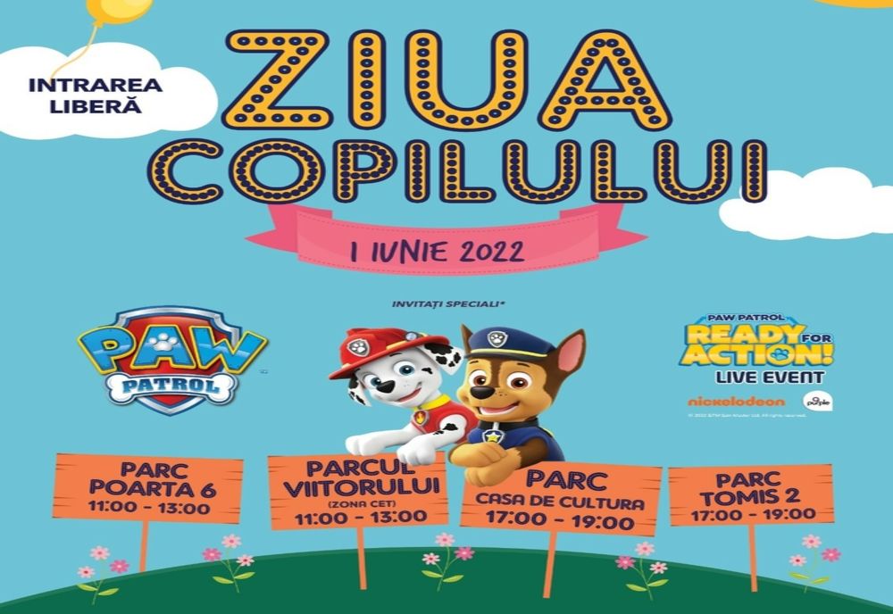 Ziua copilului- surprize, concursuri, spectacole și personaje îndrăgite
