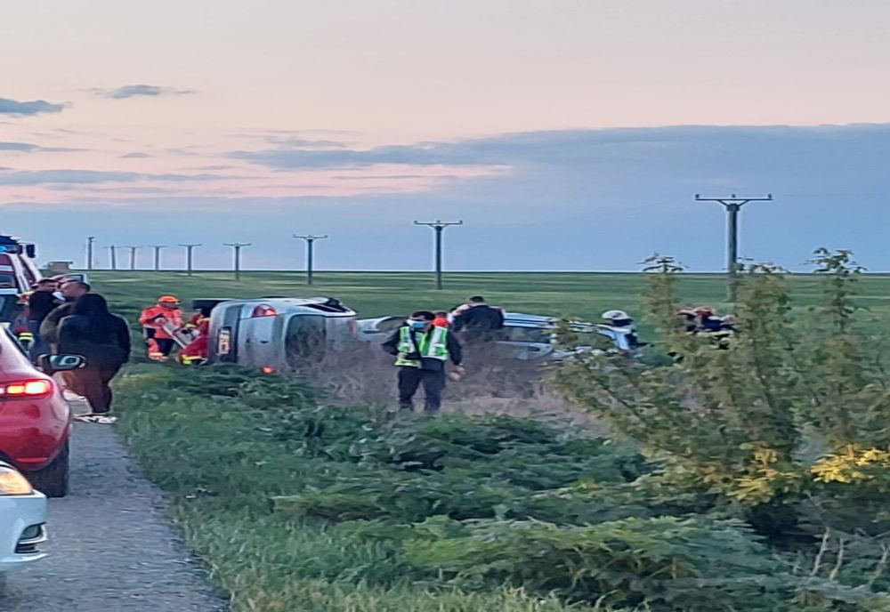 CONSTANȚA. Accident teribil cu victime încarcerate. Intervine elicopterul SMURD