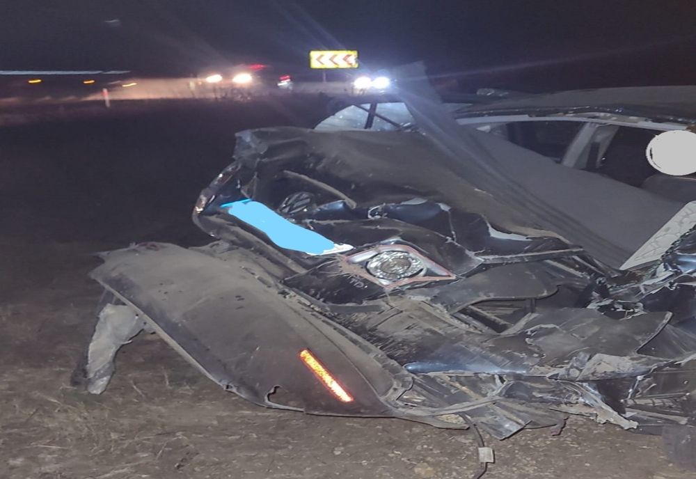 Accident cu trei victime și o mașină răsturnată pe drumurile din Constanța