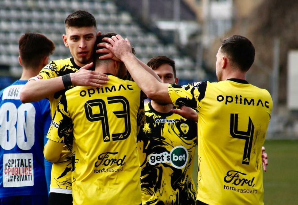 FC Braşov, cea mai categorică victorie a sezonului, 5-2 cu Unirea Constanţa