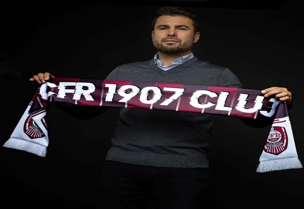 Adrian Mutu este, oficial, noul antrenor al celor de la CFR Cluj