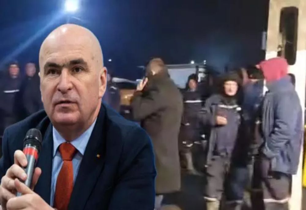 Minerii protestează în fața Guvernului: cer venituri compensatorii și tichete de masă