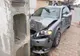 VIDEO| Accident spectaculos. Mașină proiectată într-un stâlp