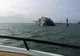 Au fost reluate operațiunile de ranfluare a navei răsturnate, duminică, în Portul Midia