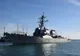 Navă militară americană în portul Constanța