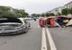 FOTO VIDEO|  Accident grav, produs de o șoferiță de 70 de ani 