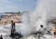 VIDEO Incendiu rulote în Eforie Nord