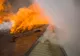 O bătrână, în stare gravă după ce un incendiu i-a cuprins casa