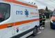 VIDEO Incendiu casă în Lumina. Bărbat transportat la spital cu arsuri 