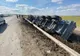 TIR răsturnat pe Autostrada A4