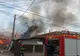 FOTO  Incendiu violent la un depozit de mobilă